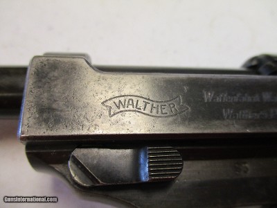 German Walther HP P38 Early With High Gloss Blue, NICE! - Image 6 of 25