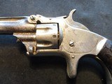 Smith & Wesson Model 1, Third Issue, 22 Short, 3 3/16" Nickel 1868-1881 - 12 of 13
