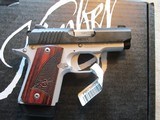 Kimber Micro 9 Two Tone, 9mm, Rose Wood Grips - 2 of 2