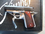 Kimber Micro 9 Two Tone, 9mm, Rose Wood Grips - 1 of 2