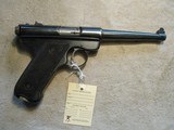Ruger Standard 22 Pistol, pre Mark 1, 22LR, 6" barrel, 1967 - 1 of 10