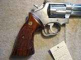 Smith & Wesson 66 66-2, 357 Mag, 6" stainless, wood grips - 2 of 10