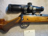 Walther Sportmodell bolt action 22LR, single shot, 25" barrel, Scope