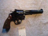 Smith & Wesson K38 Masterpiece, 38 Special, 6" barrel, Early gun, Clean! 1956