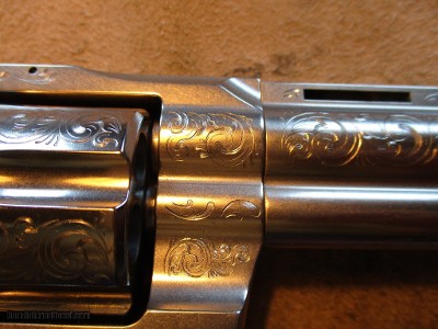 Colt Python Stainless Factory Engraved Armory C+, 6” Custom Shop SP6WTS - Image 3 of 9