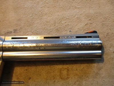 Colt Python Stainless Factory Engraved Armory C+, 6” Custom Shop SP6WTS - Image 4 of 9