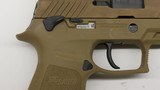 Sig Sauer P320 M18 Coyote 9mm, 3 mags, like new in case - 5 of 8