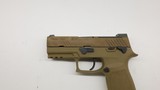 Sig Sauer P320 M18 Coyote 9mm, 3 mags, like new in case - 8 of 8
