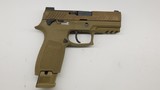 Sig Sauer P320 M18 Coyote 9mm, 3 mags, like new in case - 3 of 8