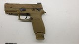 Sig Sauer P320 M18 Coyote 9mm, 3 mags, like new in case - 7 of 8