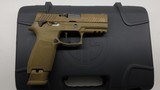 Sig Sauer P320 M18 Coyote 9mm, 3 mags, like new in case - 2 of 8