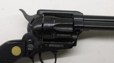Chiappa 1873 copy of Colt SAA, 22 LR 4 5/8" 2022 Factory Demo 340.250 - Image 6 of 9