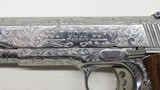 Colt 1911 Gold Cup Trophy Stainless Factory D Engraved, 45 ACP New - 4 of 18