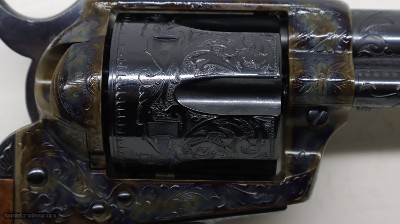 Colt SAA Custom ShopC Expert Hand Engraved Turkish Grips - Image 17 of 19