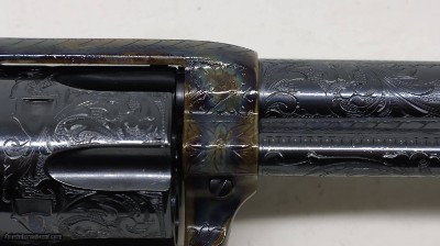 Colt SAA Custom ShopC Expert Hand Engraved Turkish Grips - Image 16 of 19