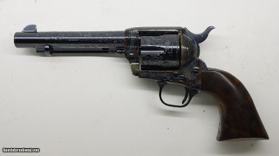 Colt SAA Custom ShopC Expert Hand Engraved Turkish Grips - Image 2 of 19