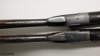 Cogswell & Harrison Extra Quality Victor Sideplate Boxlock Pair, 12ga, 28