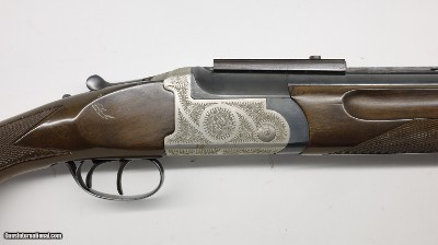 Dairm Over and under Boxlock Deluxe, 12ga, M/F with 22 Hornet Insert