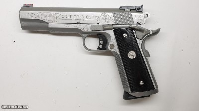 Colt 1911 Gold Cup Trophy Factory Hand Engraved C coverage, new - Image 13 of 13