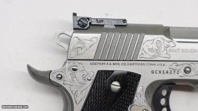 Colt 1911 Gold Cup Trophy Factory Hand Engraved C coverage, new - Image 4 of 13