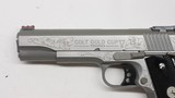 Colt 1911 Gold Cup Trophy Factory Hand Engraved C coverage, new - 12 of 13