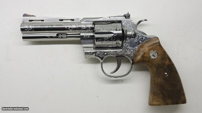 Colt Python Factory Hand Engraved D Level, 357 Mag 4.25