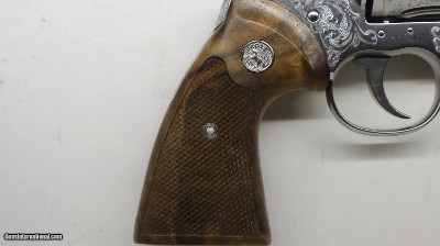 Colt Python Factory Hand Engraved D Level, 357 Mag 4.25