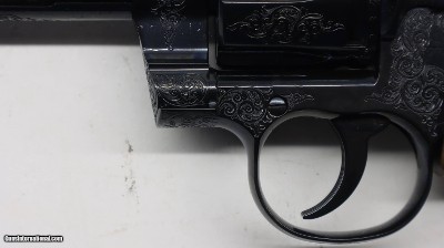 Colt BLUE Python Factory Master Hand Engraved C , 357 Mag 4.25