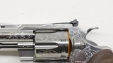 Colt Python Factory Hand Engraved B Level, 357 Mag 3