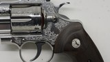Colt Python Stainless Factory Engraved Armory D 3", Custom Shop SP3WTS - 20 of 21
