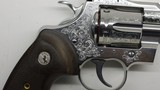 Colt Python Stainless Factory Engraved Armory D 3", Custom Shop SP3WTS - 7 of 21