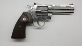 Colt Python Stainless Factory Engraved Armory D 4.25", Custom Shop