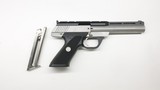 Colt 22 Target Model, 22LR, 2 Mags, 1995 Stainless 6