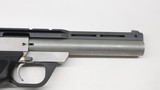 Colt 22 Target Model, 22LR, 2 Mags, 1995 Stainless 6