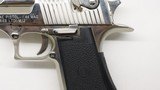 Magnum Research Desert Eagle, Made in Israel, Chrome 50 AE - 17 of 22