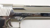 Magnum Research Desert Eagle, Made in Israel, Chrome 50 AE - 3 of 22