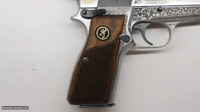 Browning High Power Hi Belgium 1987 Engraved Elliott 9mm - Image 8 of 22
