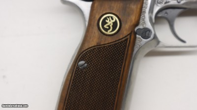 Browning High Power Hi Belgium 1987 Engraved Elliott 9mm - Image 7 of 22