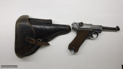 Luger P08 BYF 41 Mauser WW2 in holster Matching numbers - Image 2 of 25