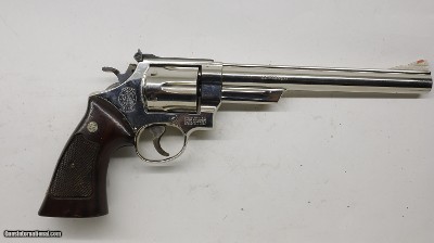 Smith & Wesson S&W 29-2 Nickel 29 44 Mag 8 3/8" Wood grips