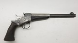 Remington 1901 Single Shot Pistol 22LR, 10" Barrel