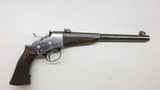 Remington 1901 Single Shot Pistol 22LR, 10