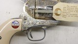 Uberti Colt Patton Comm. SAA Single Action Army Engraved Ivory - 5 of 18