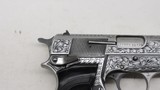 Browning Hi Power 9mm Hand engraved by Eddie Mardis - 4 of 17