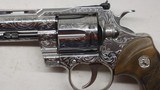 Colt Python Factory Hand Engraved D Level, 357 Mag 6