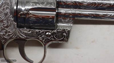 Colt Python Factory Hand Engraved D Level, 357 Mag 6