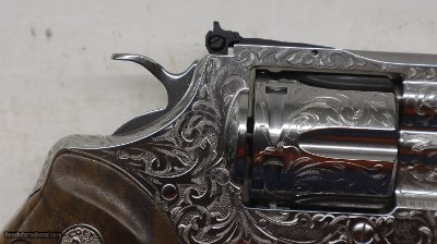 Colt Python Factory Hand Engraved D Level, 357 Mag 6