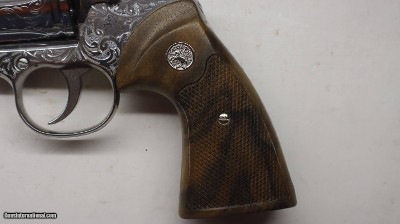 Colt Python Factory Hand Engraved D Level, 357 Mag 6