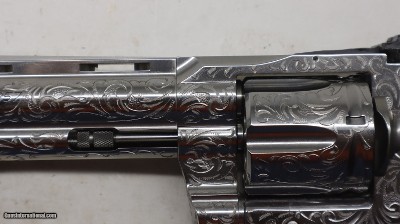 Colt Python Factory Hand Engraved D Level, 357 Mag 6