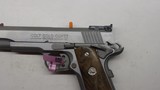 Colt 1911 Gold Cup Lite 38 Super Custom Shop upgrade Turkish Walnut Grips O5073GCL - 7 of 9